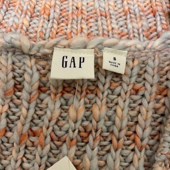 NWT Gap Multicolor Chunky knit Cardigan - Picture 3 of 4